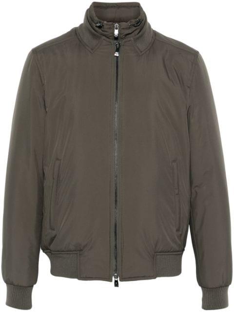 hoodied bomber jacket by CORNELIANI