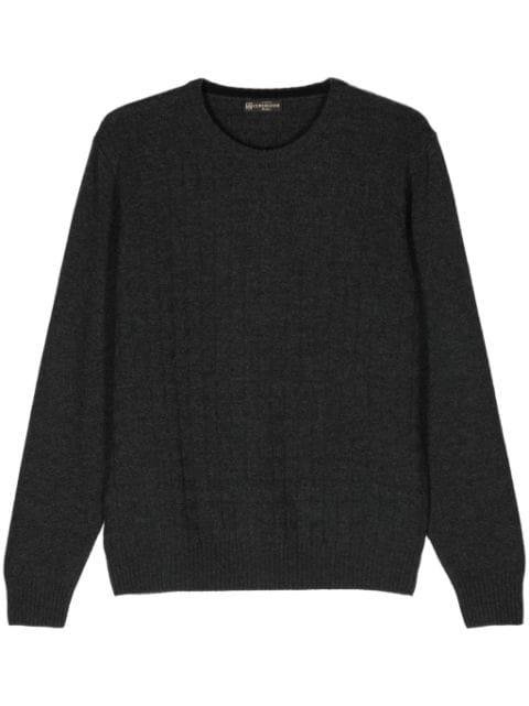 jacquard-knit wool-blend jumper by CORNELIANI