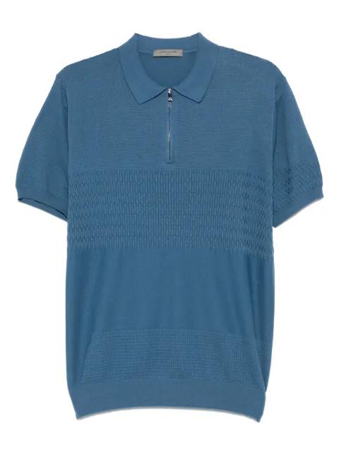 knit polo shirt by CORNELIANI