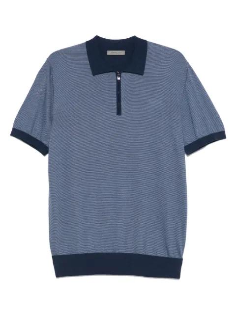 knitted polo shirt by CORNELIANI