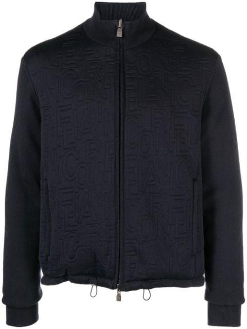 logo bomber jacket by CORNELIANI