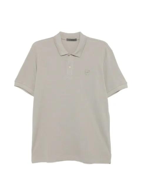 logo-patch polo shirt by CORNELIANI