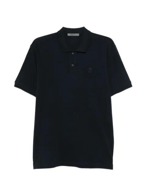 logo-patch polo shirt by CORNELIANI
