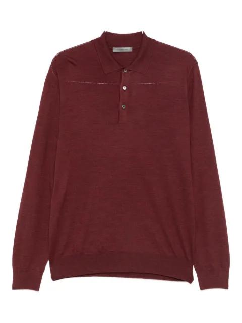 long-sleeve polo shirt by CORNELIANI
