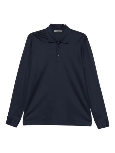 long-sleeve polo shirt by CORNELIANI