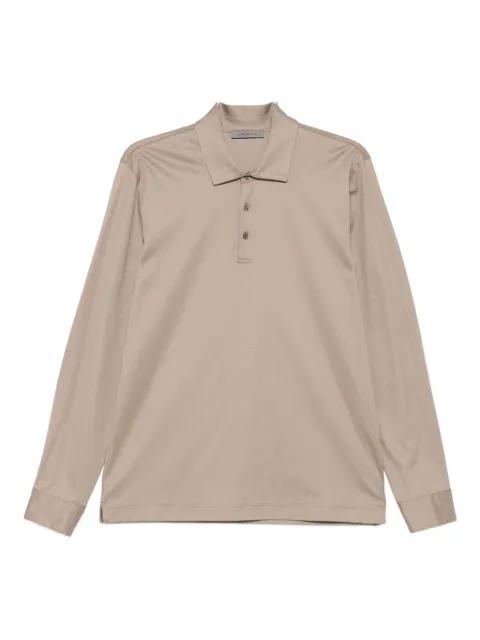 long-sleeve polo shirt by CORNELIANI
