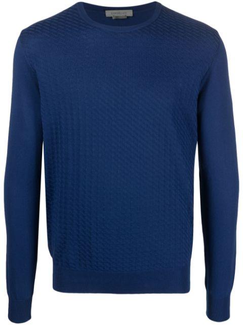 long-sleeved cotton sweatshirt by CORNELIANI