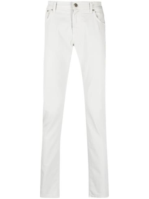low-rise skinny trousers by CORNELIANI