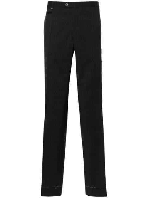 mid-rise tailored wool trousers by CORNELIANI