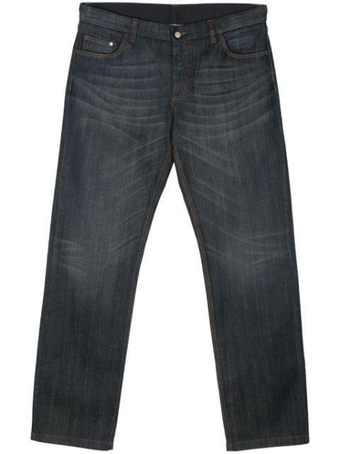 midi-rise straight-leg jeans by CORNELIANI