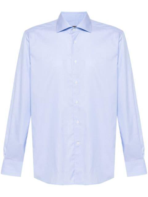 mini-checked shirt by CORNELIANI