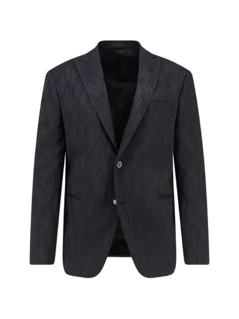 peak-lapel single-breasted blazer by CORNELIANI