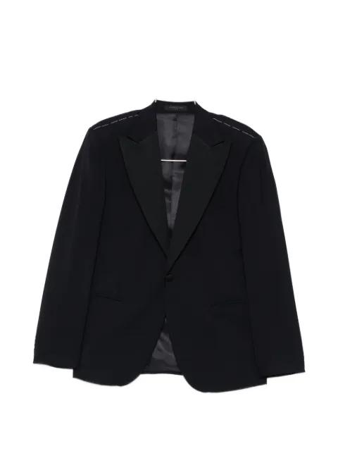 peak-lapel single-breasted suit by CORNELIANI