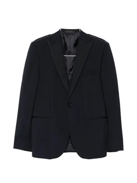 peak-lapel single-breasted suit (set of three) by CORNELIANI
