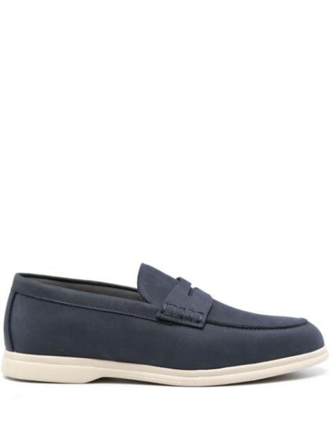 penny-slot leather loafers by CORNELIANI