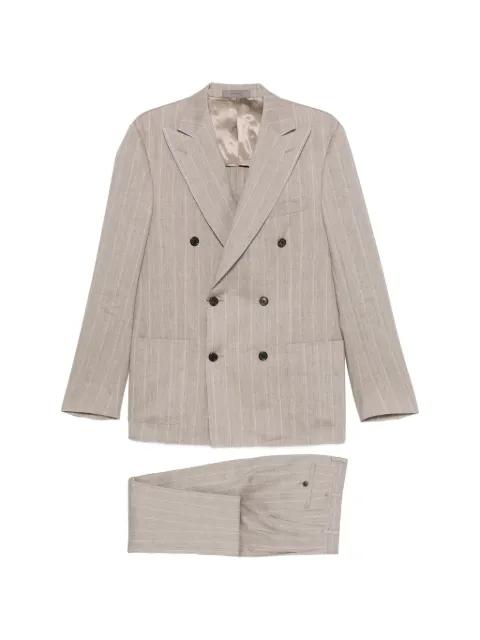 pinstripe double-breasted suit by CORNELIANI
