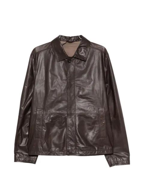 pocket bovine-leather jacket by CORNELIANI