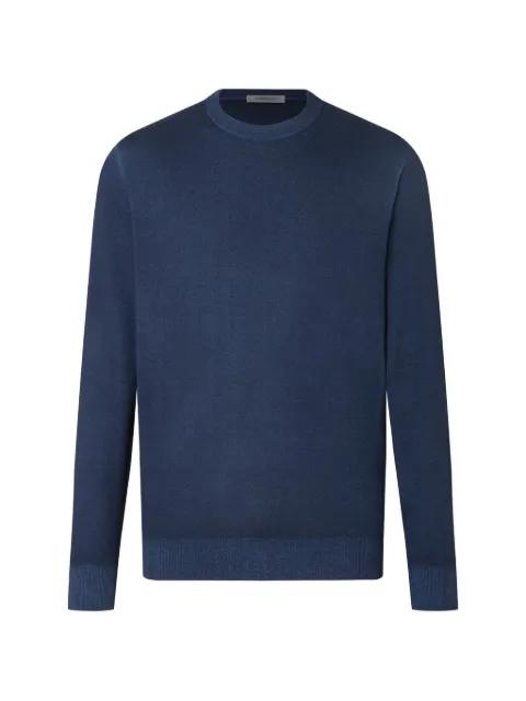 ribbed crew neck sweater by CORNELIANI