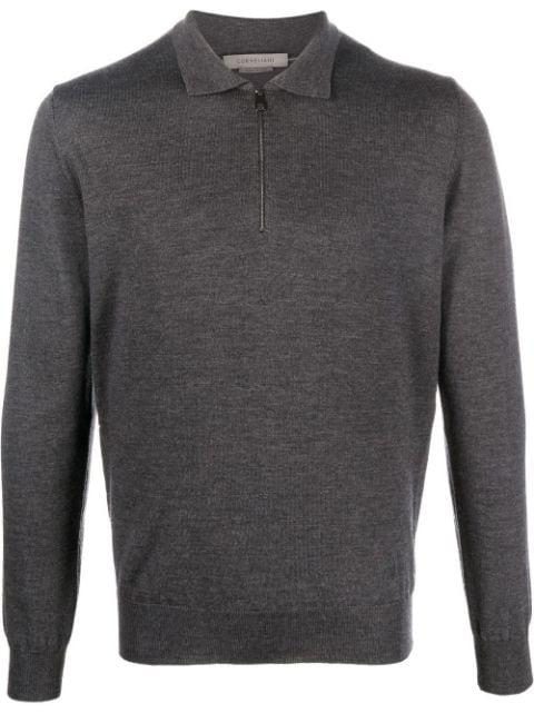 roll neck long-sleeve jumper by CORNELIANI