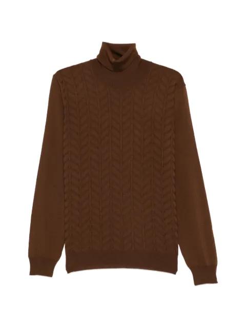 roll neck sweater by CORNELIANI