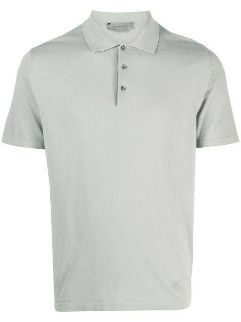 short-sleeve cotton polo shirt by CORNELIANI