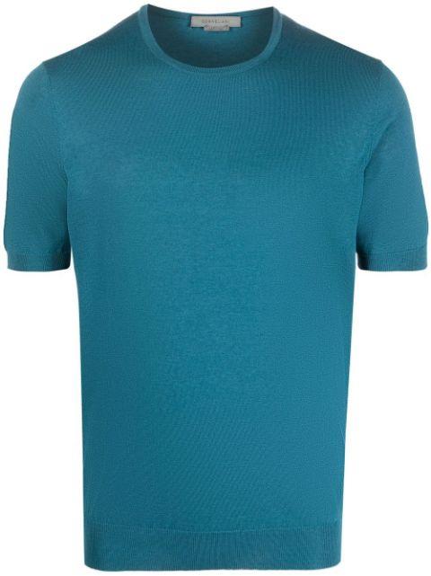 silk-cotton short-sleeve T-shirt by CORNELIANI