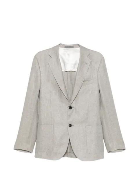 single-breasted notched-lapels blazer by CORNELIANI