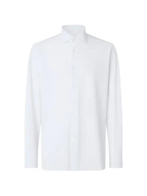spread-collar button-up shirt by CORNELIANI