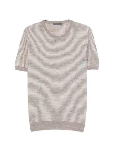 striped crew-neck T-shirt by CORNELIANI