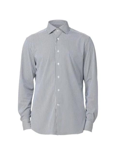 vertical-stripe long-sleeve shirt by CORNELIANI