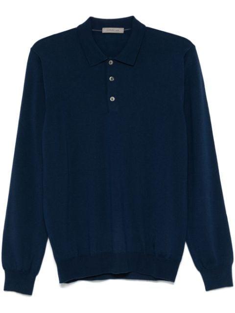 virgin wool polo sweater by CORNELIANI