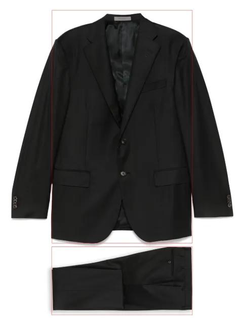 virgin-wool single-breasted suit by CORNELIANI