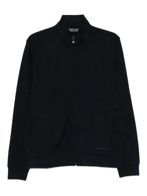 zip-front knitted cardigan by CORNELIANI