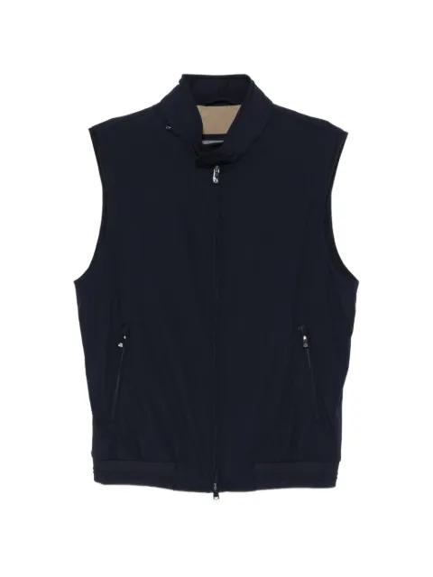 zip sleeveless gilet by CORNELIANI