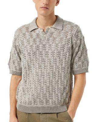 Relaxed Fit Cable Lace Polo by CORRIDOR