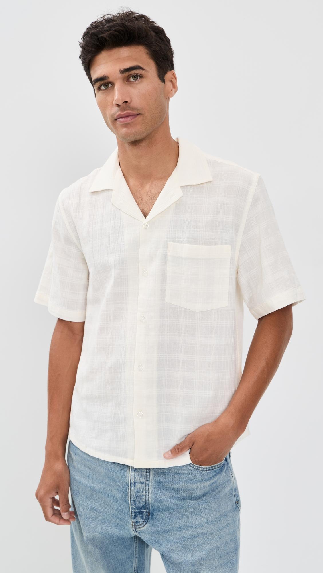 Washed Dobby Camp Shirt by CORRIDOR