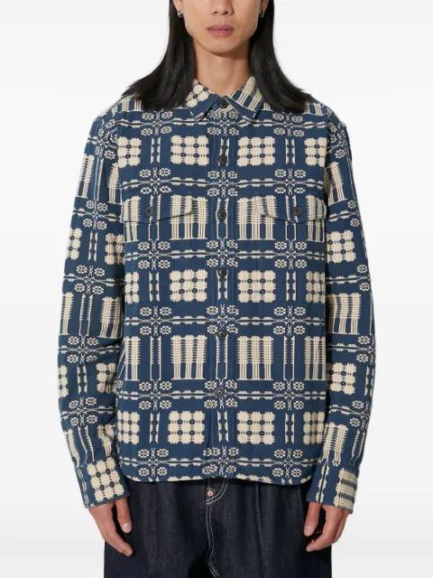 patterned pocket overshirt by CORRIDOR