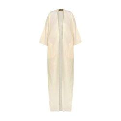 Bambina long coat in linen by CORTANA