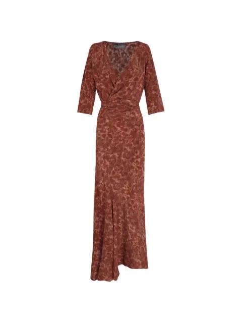 Carla wrap-style dress by CORTANA