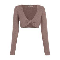 Cora alpaca merino and silk top by CORTANA