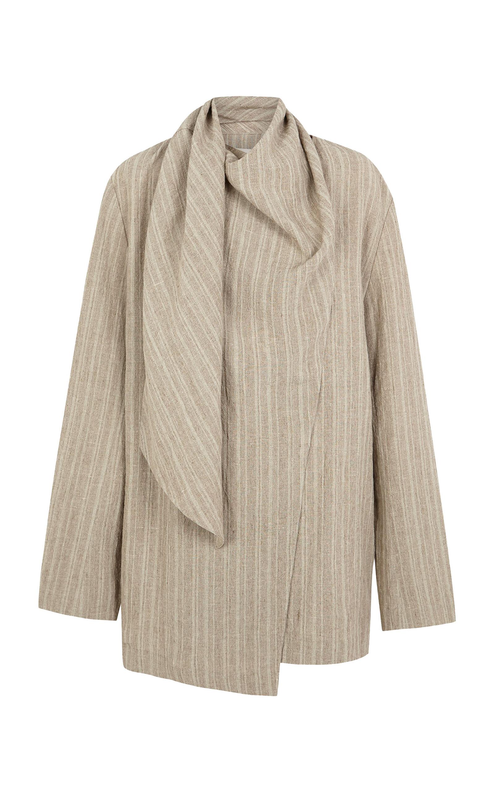 Cortana Camila Linen Wrap Jacket - Moda Operandi by CORTANA