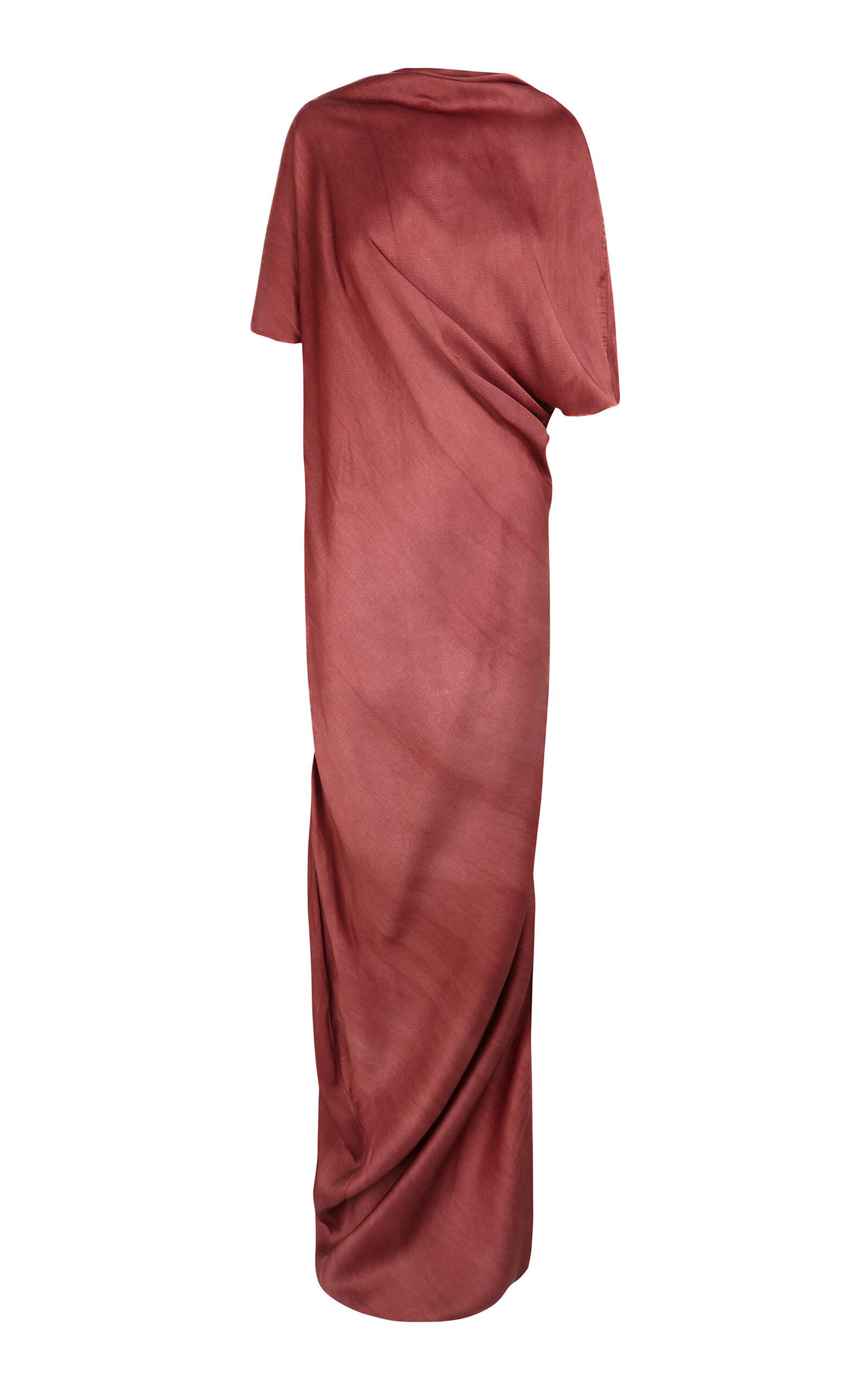 Cortana Elea Asymmetric Linen-Maxi Dress - Moda Operandi by CORTANA
