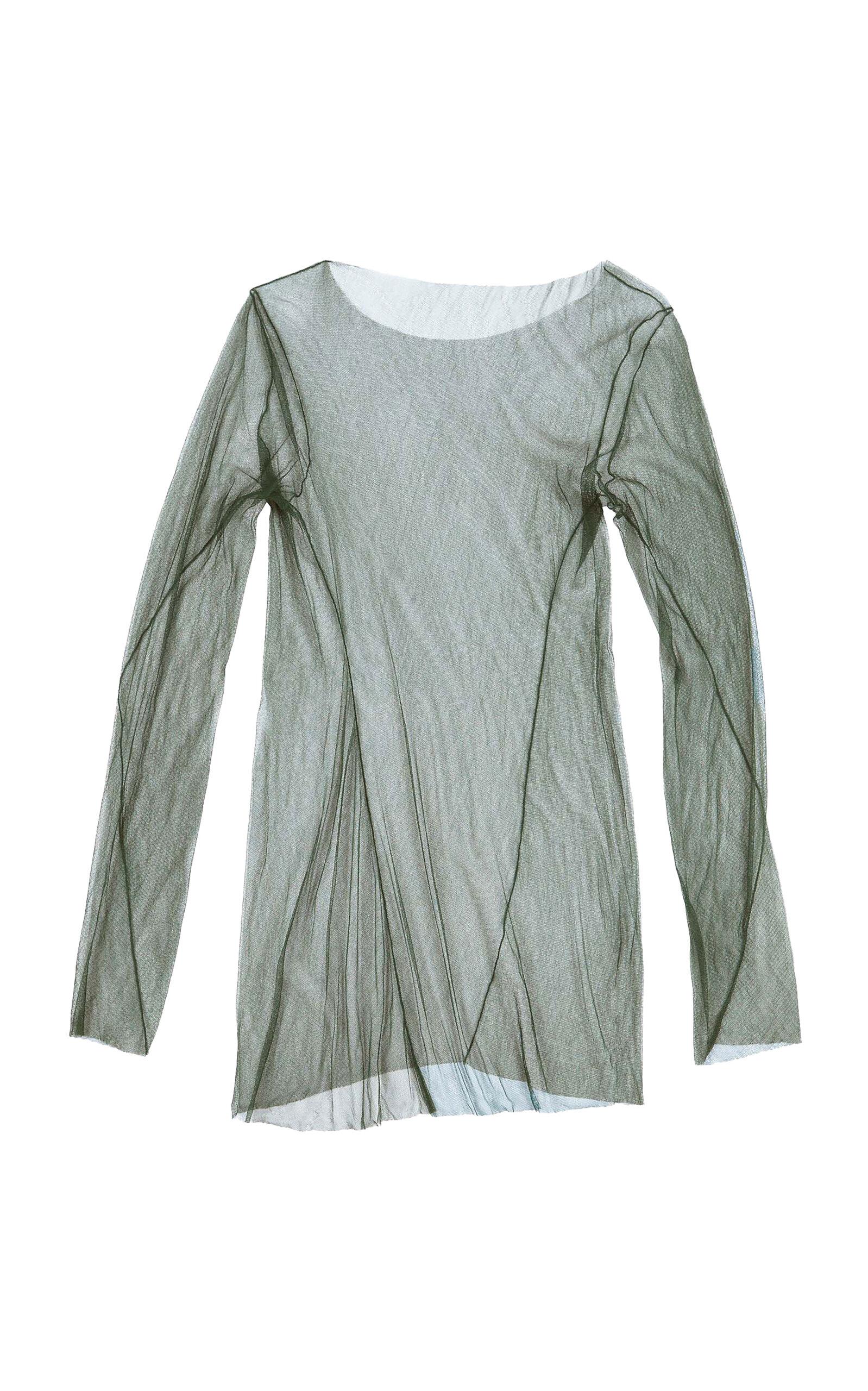 Cortana T Tulle Sheer Silk-Blend Top - Moda Operandi by CORTANA