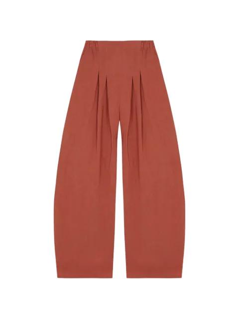 Elena pleated palazzo pants by CORTANA