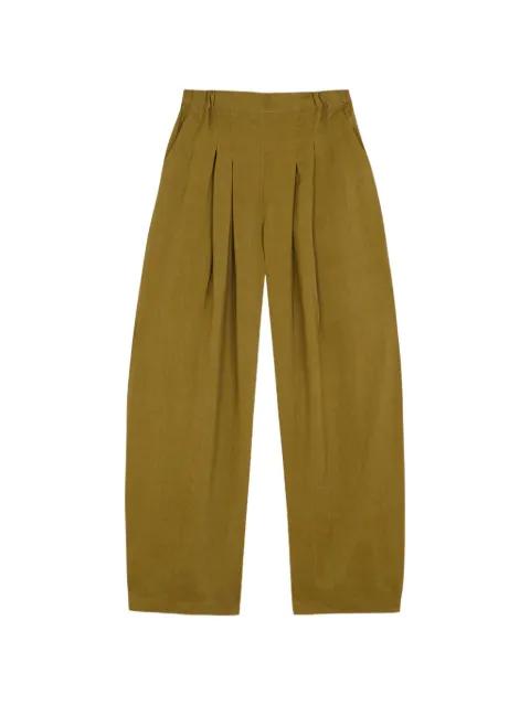 Elena pleated trousers by CORTANA