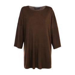 Gin oversized virgin wool t-shirt by CORTANA