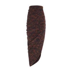 Mathilda mata print silk skirt by CORTANA
