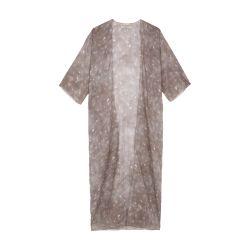 Nina ramie long jacket by CORTANA