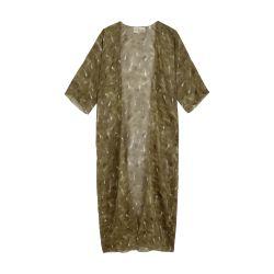 Nina ramie long jacket by CORTANA