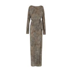 Selenita dejavu print silk dress by CORTANA